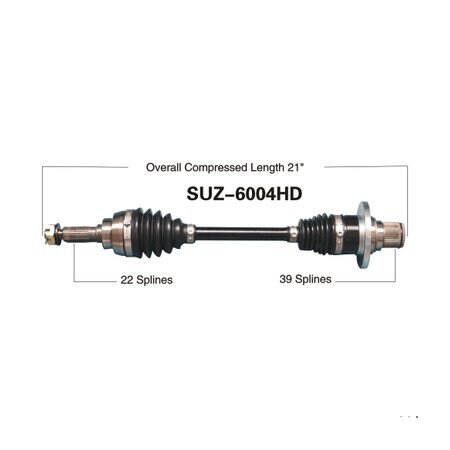 Wide Open Heavy Duty CV Axle for SUZ HD REAR L/R LTA450/500/700/750X/XZ/XP SUZ-6004HD
